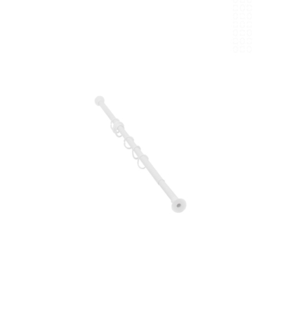 BARRE DOUCHE RESSORT 70x120 BLANC