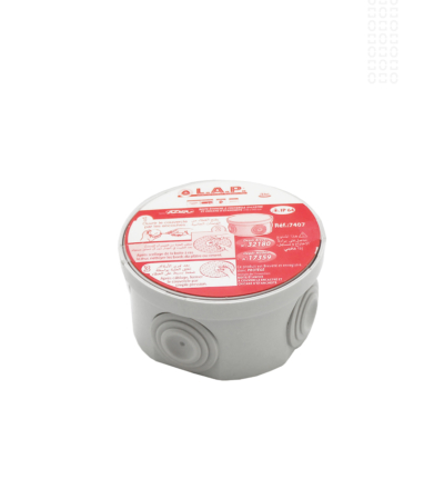 BOITE ETANCHE RONDE 80x40 LAP 7407