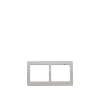 CADRE 2 ELEMENTS H JADE BLANC INGELEC