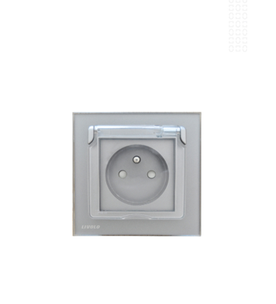 CADRE SMPL 1 FR GRIS LIVOLO C7/SR/15