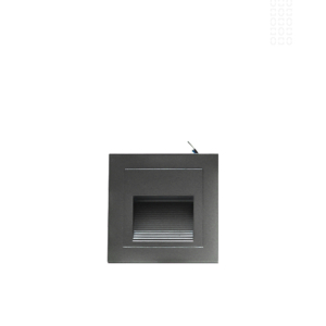 CONTRE MARCHE CARRE 3W AGHLUX GRIS WL-007