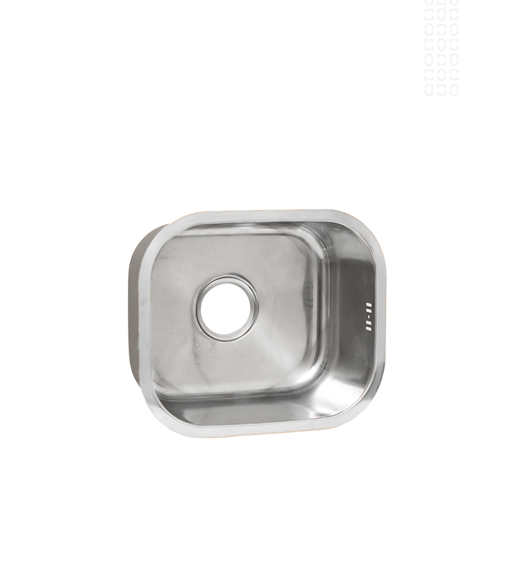 EVIER 44x39 INOX SOUS PLAN S-4439 AR1 SANIVY