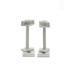 FIXATION ABATTANT PLASTIQUE BL A COULISSE