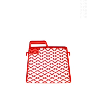 GRILLAGEE PEINTURE PLASTIQUE ROUGE