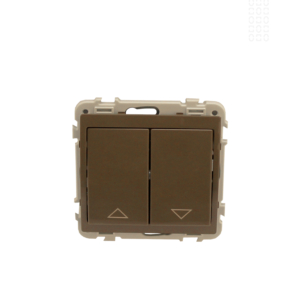 INVERSEUR RIDEAU JADE MARRON INGELEC