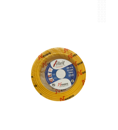 M CABLE TH 2.5 JAUNE NEXANS/INGELEC