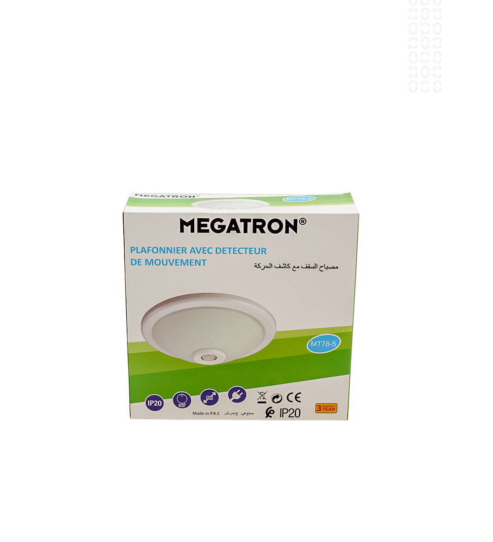 PLAFONNIER AVEC DETECTEUR MEGATRON MT78-5 – Image 5