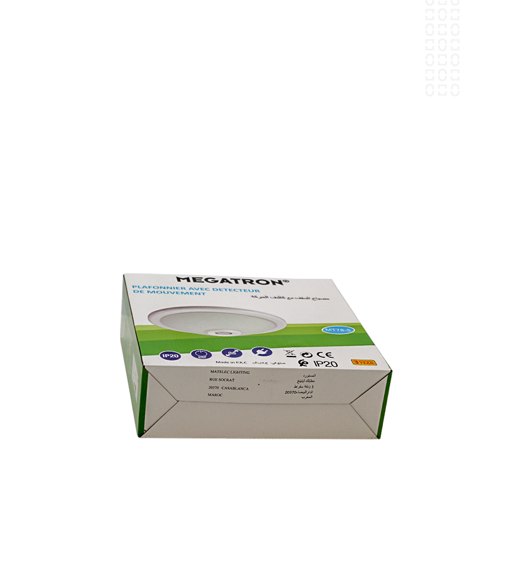 PLAFONNIER AVEC DETECTEUR MEGATRON MT78-5 – Image 6