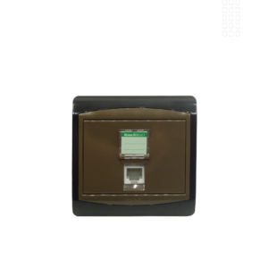 PRISE TEL RJ12 3P GALAXY MARRON LAP 2022MR