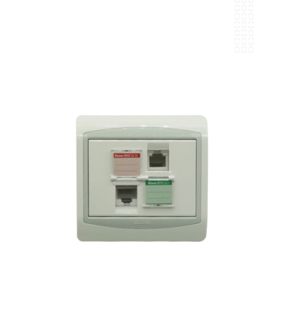 PRISE RJ12-RJ45 GALAXY BLANC LAP
