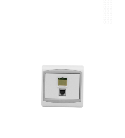 PRISE TEL RJ12 3P GALAXY BLANC LAP 2022BL