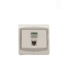 PRISE TEL RJ12 3P GALAXY BLANC LAP 2022BL – Image 4
