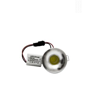 SPOT NICHE SILVER ROND 3W AGHLUX