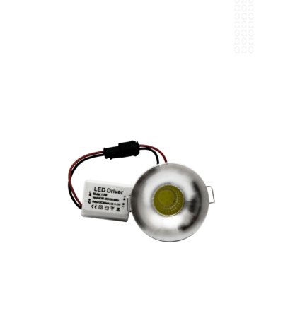SPOT NICHE SILVER ROND 3W AGHLUX