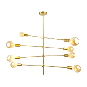 SUSPENSION DORE 8L E27 JASMIN PRIMO 24762