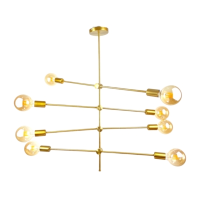 SUSPENSION DORE 8L E27 JASMIN PRIMO 24762