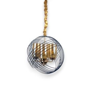 SUSPENSION  ROND 9922/5 E27 NOIR