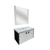 MEUBLE LISBONNE D 80 GRIS BLANC MAT – Image 2