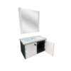 MEUBLE LISBONNE D 80 GRIS BLANC MAT – Image 3