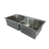 EVIER EVIER DOUBLE INOX CHROME 80X45 H.M SANIVY – Image 2