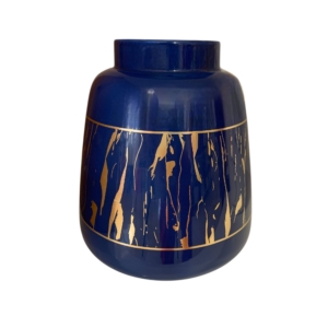 VASE CERAMIQUE 17CM H446 BLEU