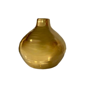 VASE CERAMIQUE 17CM LT33 DORE