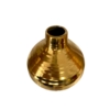 VASE CERAMIQUE 17CM LT33 DORE – Image 3