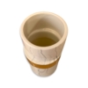 VASE CERAMIQUE 25CM C006 BLANC/DORE – Image 3