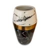 VASE CERAMIQUE 20CM H468 NOIR/BLANC – Image 3