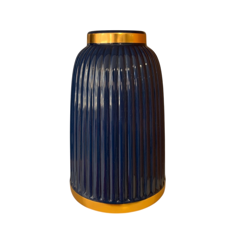 VASE CERAMIQUE 30CM H441 BLEU