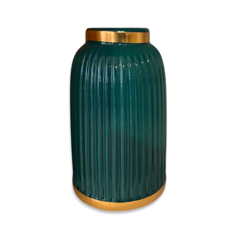 VASE CERAMIQUE 20CM H442 VERT