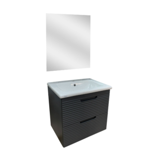 MEUBLE PICASSO D 60 ANTHRACITE MAT SANS MIROIR