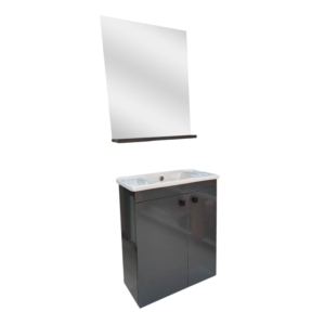 MEUBLE MINI ECOPORTE 50x24 GRIS SANILUM