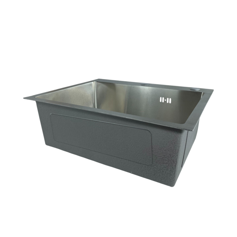 EVIER HANDMADE INOX CHROME TRO MIT 55x45 FROMEX