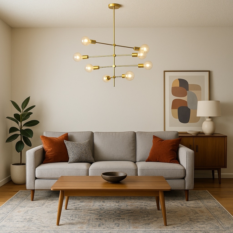 SUSPENSION DORE 8L E27 JASMIN PRIMO 24762