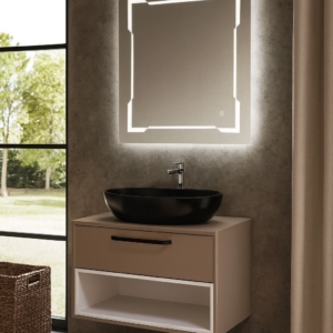 MEUBLE PVC ALYA D 80 CAPPUCCINO SANILUM