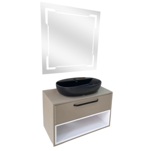 MEUBLE PVC ALYA D 80 CAPPUCCINO SANILUM