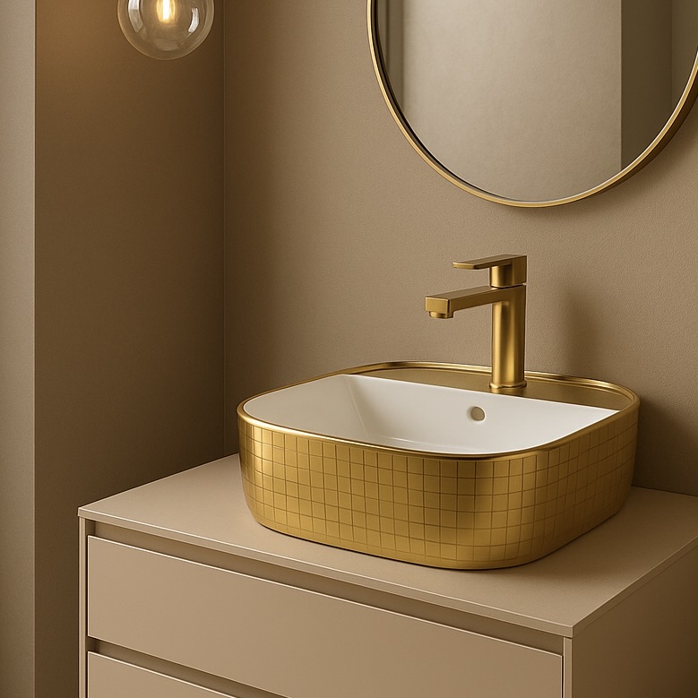 VASQUE A POSER CARRE 44x44 DORE 4356 POLO