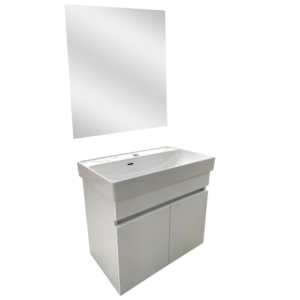 MEUBLE PVC STYLE 65x38 BLANC SANS MIROIR