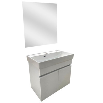MEUBLE PVC STYLE 65x38 BLANC SANS MIROIR