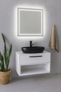 MEUBLE PVC ALYA D 80 BLANC SANILUM