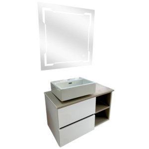 MEUBLE PVC LIDYA D 80 CAPPUCCINO SANILUM