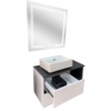 MEUBLE PVC LIDYA D 80 ANTHRACITE SANILUM – Image 2