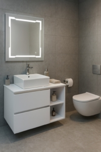 MEUBLE PVC LIDYA D 80 BLANC SANILUM