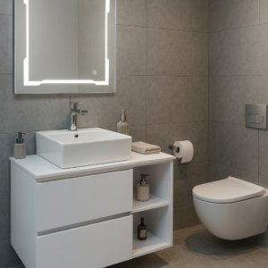 MEUBLE PVC LIDYA D 80 BLANC SANILUM