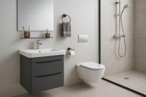 MEUBLE MONACO D 60 GRAPHITE BRILLANT