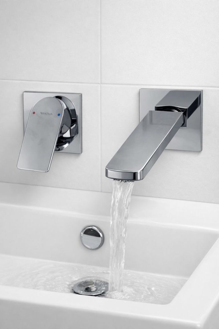 MITIGEUR LAVABO CHROME ENCASTRE PTM114CH RINOVA