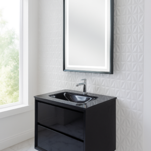 MEUBLE PVC XH-1940-610 60x45 NOIR SANILUM