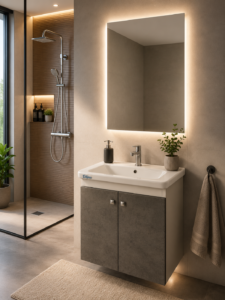 MEUBLE INAMAA D 50X36 BLANC CEMENTO
