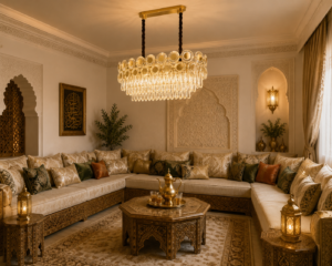 SUSPENSION 4L DORE 5356/800*350 ARWA DECOR